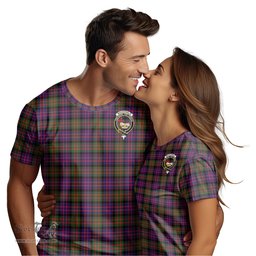 ScotsTee Shop Scottish MacDonald Modern Clan Crest Tartan T Shirt for Family Tartan Matching Family T Shirts