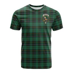 ScotsTee Shop Scottish MacAlpin Ancient Clan Crest Tartan T Shirt for Family Tartan Matching Family T Shirts