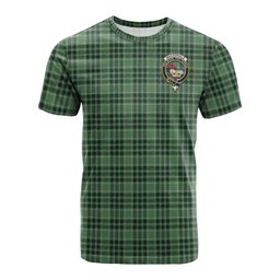 ScotsTee Shop Scottish MacDonald Lord of the Isles Hunting Clan Crest Tartan T Shirt for Family Tartan Matching Family T Shirts