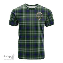 ScotsTee Shop Scottish Blyth Clan Crest Tartan T Shirt for Family Tartan Matching Family T Shirts