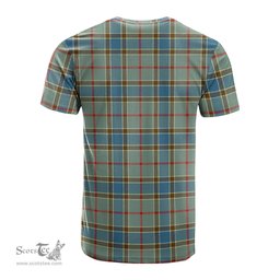 ScotsTee Shop Scottish Balfour Blue Clan Crest Tartan T Shirt for Family Tartan Matching Family T Shirts