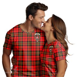 ScotsTee Shop Scottish Brodie Modern Clan Crest Tartan T Shirt for Family Tartan Matching Family T Shirts