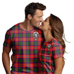 ScotsTee Shop Scottish Belshes Clan Crest Tartan T Shirt for Family Tartan Matching Family T Shirts