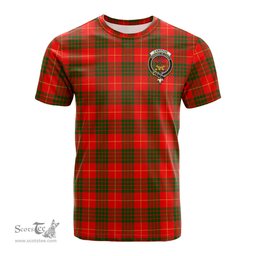 ScotsTee Shop Scottish Cameron Modern Clan Crest Tartan T Shirt for Family Tartan Matching Family T Shirts