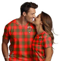 ScotsTee Shop Scottish Cameron Modern Clan Crest Tartan T Shirt for Family Tartan Matching Family T Shirts
