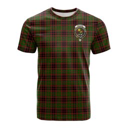 ScotsTee Shop Scottish Buchan Modern Clan Crest Tartan T Shirt for Family Tartan Matching Family T Shirts