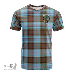 ScotsTee Shop Scottish Anderson Ancient Clan Crest Tartan T Shirt for Family Tartan Matching Family T Shirts
