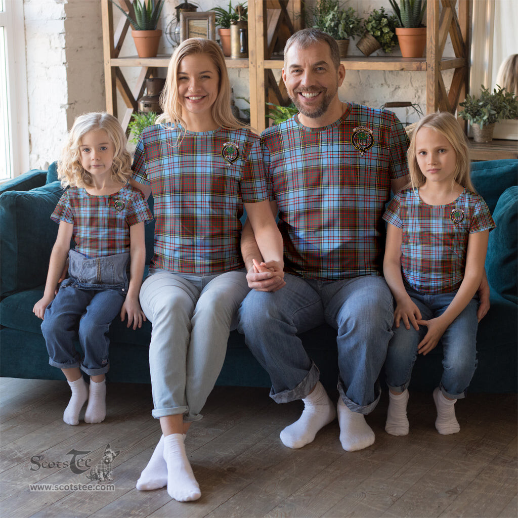 ScotsTee Shop Scottish Anderson Ancient Clan Crest Tartan T Shirt for Family Tartan Matching Family T Shirts