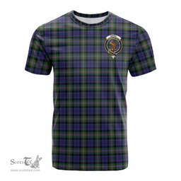 ScotsTee Shop Scottish Baird Modern Clan Crest Tartan T Shirt for Family Tartan Matching Family T Shirts