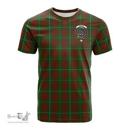 ScotsTee Shop Scottish Bruce Hunting Clan Crest Tartan T Shirt for Family Tartan Matching Family T Shirts