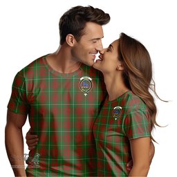 ScotsTee Shop Scottish Bruce Hunting Clan Crest Tartan T Shirt for Family Tartan Matching Family T Shirts