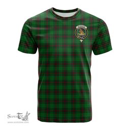 ScotsTee Shop Scottish Beveridge Clan Crest Tartan T Shirt for Family Tartan Matching Family T Shirts