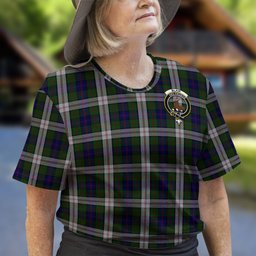 ScotsTee Shop Scottish Blair Dress Clan Crest Tartan T Shirt for Family Tartan Matching Family T Shirts