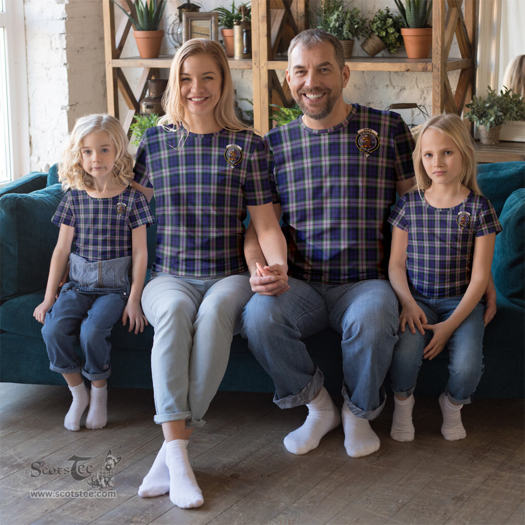 ScotsTee Shop Scottish Baird Dress Clan Crest Tartan T Shirt for Family Tartan Matching Family T Shirts