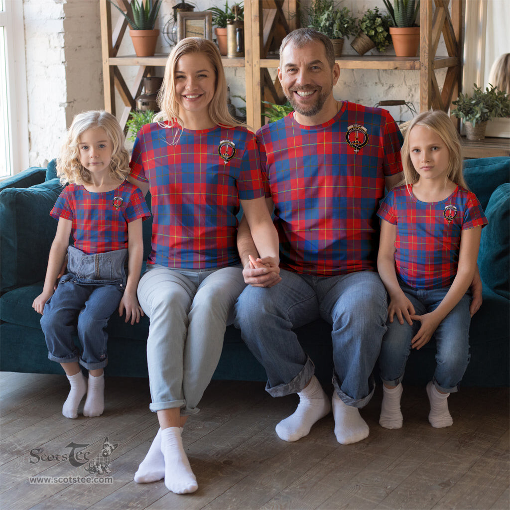 ScotsTee Shop Scottish Blane Clan Crest Tartan T Shirt for Family Tartan Matching Family T Shirts