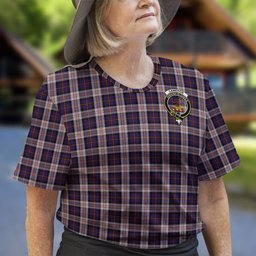 ScotsTee Shop Scottish Cameron of Erracht Dress Clan Crest Tartan T Shirt for Family Tartan Matching Family T Shirts