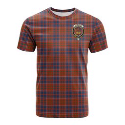ScotsTee Shop Scottish Cameron of Lochiel Ancient Clan Crest Tartan T Shirt for Family Tartan Matching Family T Shirts