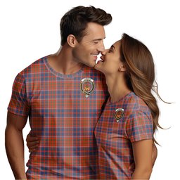 ScotsTee Shop Scottish Cameron of Lochiel Ancient Clan Crest Tartan T Shirt for Family Tartan Matching Family T Shirts