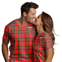 ScotsTee Shop Scottish Butter Clan Crest Tartan T Shirt for Family Tartan Matching Family T Shirts