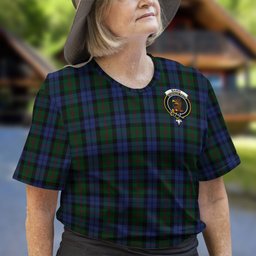 ScotsTee Shop Scottish Baird Clan Crest Tartan T Shirt for Family Tartan Matching Family T Shirts