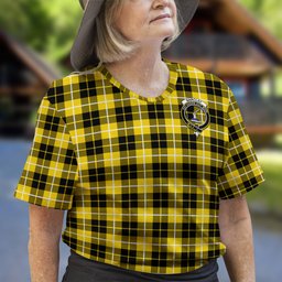 ScotsTee Shop Scottish Barclay Dress Modern Clan Crest Tartan T Shirt for Family Tartan Matching Family T Shirts