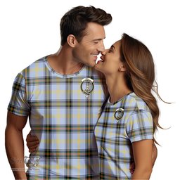 ScotsTee Shop Scottish Bell Clan Crest Tartan T Shirt for Family Tartan Matching Family T Shirts
