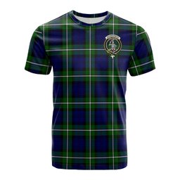 ScotsTee Shop Scottish Bannerman Clan Crest Tartan T Shirt for Family Tartan Matching Family T Shirts