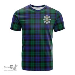 ScotsTee Shop Scottish Black Watch Modern Clan Crest Tartan T Shirt for Family Tartan Matching Family T Shirts
