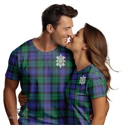 ScotsTee Shop Scottish Black Watch Modern Clan Crest Tartan T Shirt for Family Tartan Matching Family T Shirts