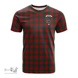 ScotsTee Shop Scottish Bruce Old Clan Crest Tartan T Shirt for Family Tartan Matching Family T Shirts