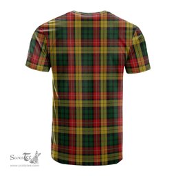 ScotsTee Shop Scottish Buchanan Clan Crest Tartan T Shirt for Family Tartan Matching Family T Shirts