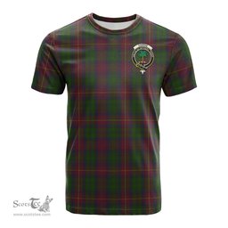 ScotsTee Shop Scottish Cairns Clan Crest Tartan T Shirt for Family Tartan Matching Family T Shirts