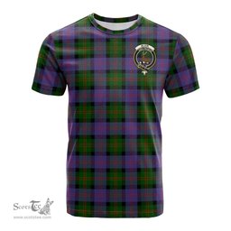 ScotsTee Shop Scottish Blair Modern Clan Crest Tartan T Shirt for Family Tartan Matching Family T Shirts