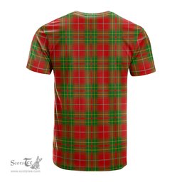 ScotsTee Shop Scottish Burnett Ancient Clan Crest Tartan T Shirt for Family Tartan Matching Family T Shirts