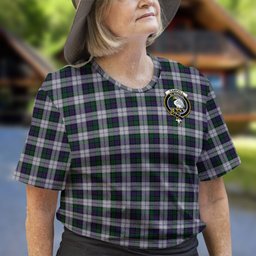 ScotsTee Shop Scottish Campbell of Cawdor Dress Clan Crest Tartan T Shirt for Family Tartan Matching Family T Shirts