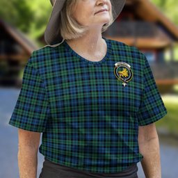ScotsTee Shop Scottish Campbell Ancient 02 Clan Crest Tartan T Shirt for Family Tartan Matching Family T Shirts