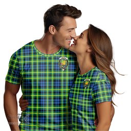 ScotsTee Shop Scottish Campbell of Breadalbane Ancient Clan Crest Tartan T Shirt for Family Tartan Matching Family T Shirts