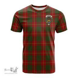 ScotsTee Shop Scottish Cameron Clan Crest Tartan T Shirt for Family Tartan Matching Family T Shirts