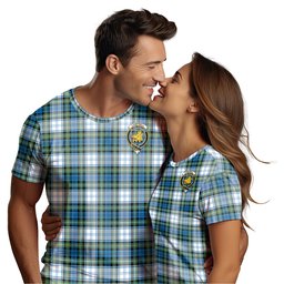 ScotsTee Shop Scottish Campbell Dress Ancient Clan Crest Tartan T Shirt for Family Tartan Matching Family T Shirts