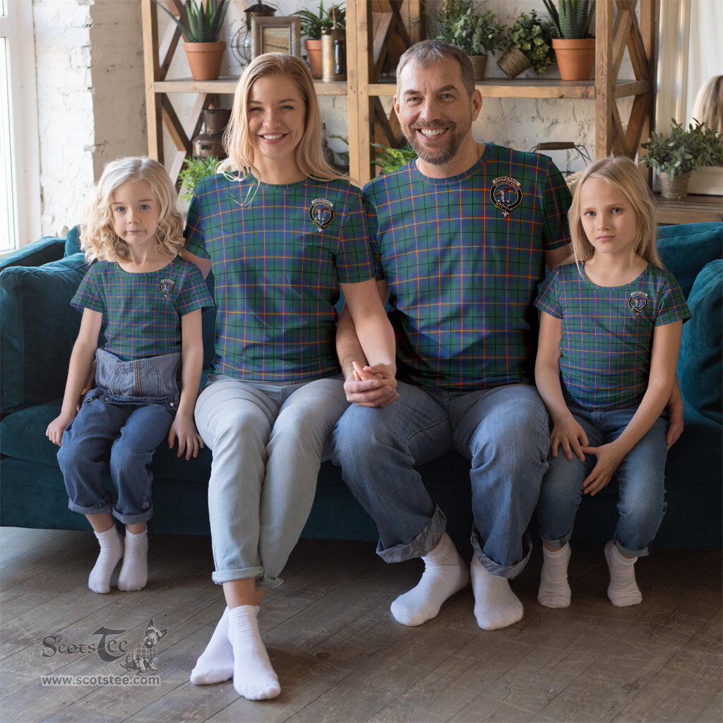 ScotsTee Shop Scottish Carmichael Ancient Clan Crest Tartan T Shirt for Family Tartan Matching Family T Shirts