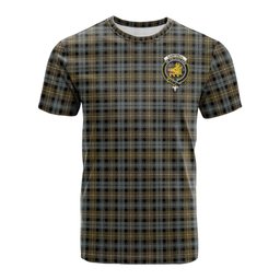 ScotsTee Shop Scottish Campbell Argyll Weathered Clan Crest Tartan T Shirt for Family Tartan Matching Family T Shirts