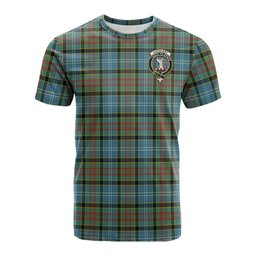 ScotsTee Shop Scottish Cathcart Clan Crest Tartan T Shirt for Family Tartan Matching Family T Shirts