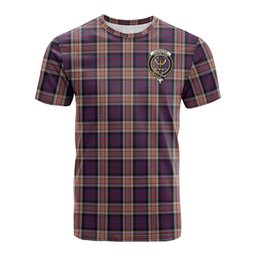 ScotsTee Shop Scottish Carnegie Clan Crest Tartan T Shirt for Family Tartan Matching Family T Shirts