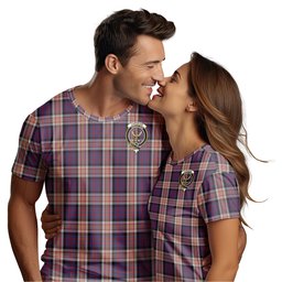 ScotsTee Shop Scottish Carnegie Clan Crest Tartan T Shirt for Family Tartan Matching Family T Shirts