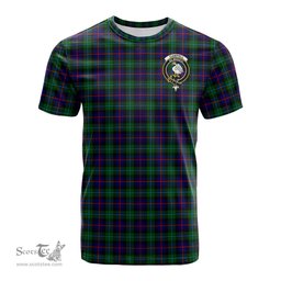 ScotsTee Shop Scottish Campbell of Cawdor Modern Clan Crest Tartan T Shirt for Family Tartan Matching Family T Shirts