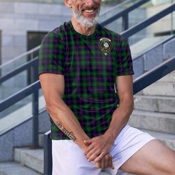 ScotsTee Shop Scottish Campbell of Cawdor Modern Clan Crest Tartan T Shirt for Family Tartan Matching Family T Shirts