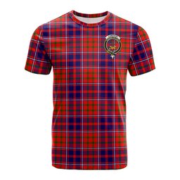 ScotsTee Shop Scottish Cameron of Lochiel Modern Clan Crest Tartan T Shirt for Family Tartan Matching Family T Shirts