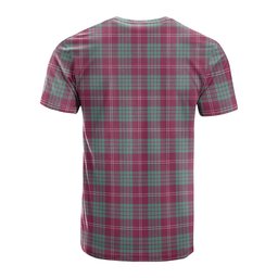 ScotsTee Shop Scottish Crawford Ancient Clan Crest Tartan T Shirt for Family Tartan Matching Family T Shirts