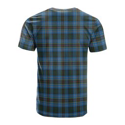 ScotsTee Shop Scottish Cockburn Modern Clan Crest Tartan T Shirt for Family Tartan Matching Family T Shirts