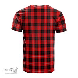 ScotsTee Shop Scottish Cunningham Modern Clan Crest Tartan T Shirt for Family Tartan Matching Family T Shirts